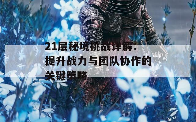 21层秘境挑战详解：提升战力与团队协作的关键策略